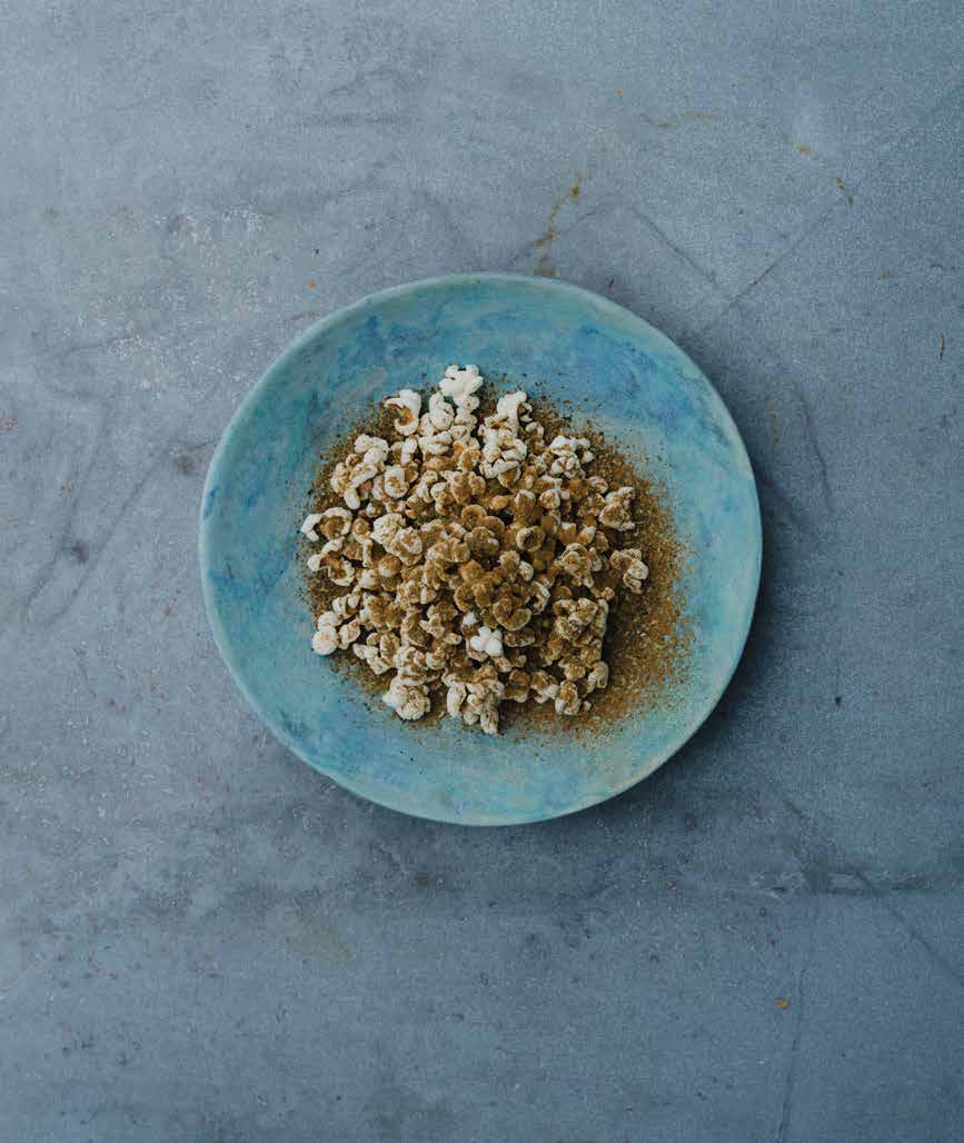 Popcorn med svampemsg